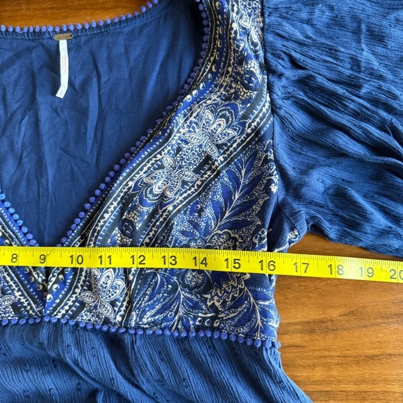 Free people My Love Navy Blue Mini dress Small - Picture 14 of 15
